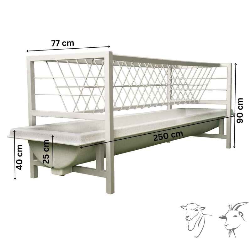 Farmex Trough 200 Liter - Danish V Farmex Trough 200 Liter - Danish V