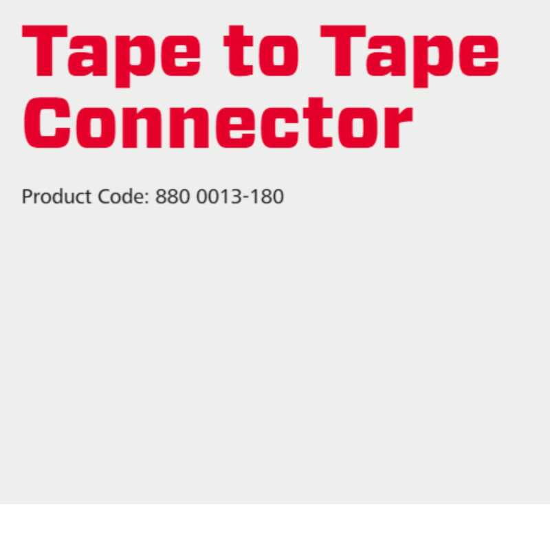 Speedrite Tape to Tape Connector Speedrite Tape to Tape Connector