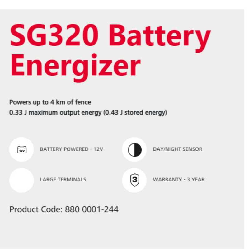 Battery Energizer 9V SG320 Battery Energizer 9V SG320
