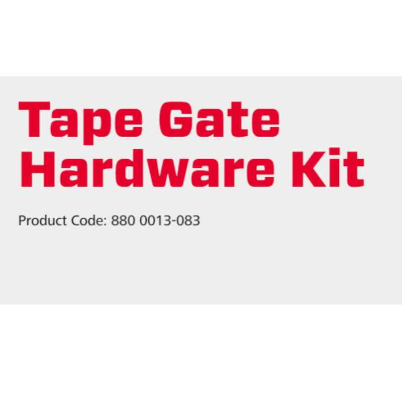 Speedrite Tape Gate Hardware Kit Speedrite Tape Gate Hardware Kit
