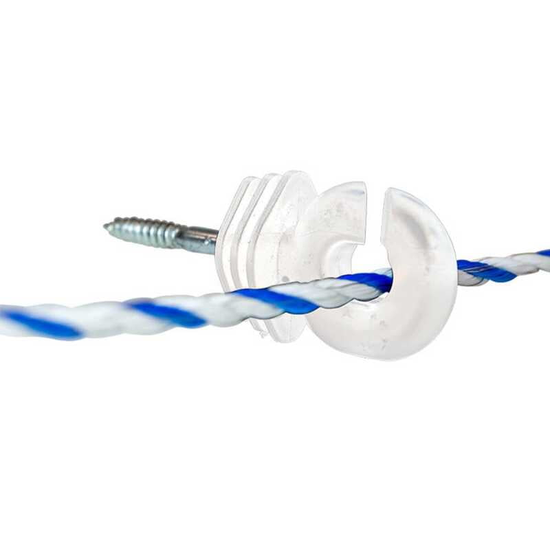 Speedrite Wood Post Jumbo Ring Insulator - White 25 Pcs Speedrite Wood Post Jumbo Ring Insulator - White 25 Pcs