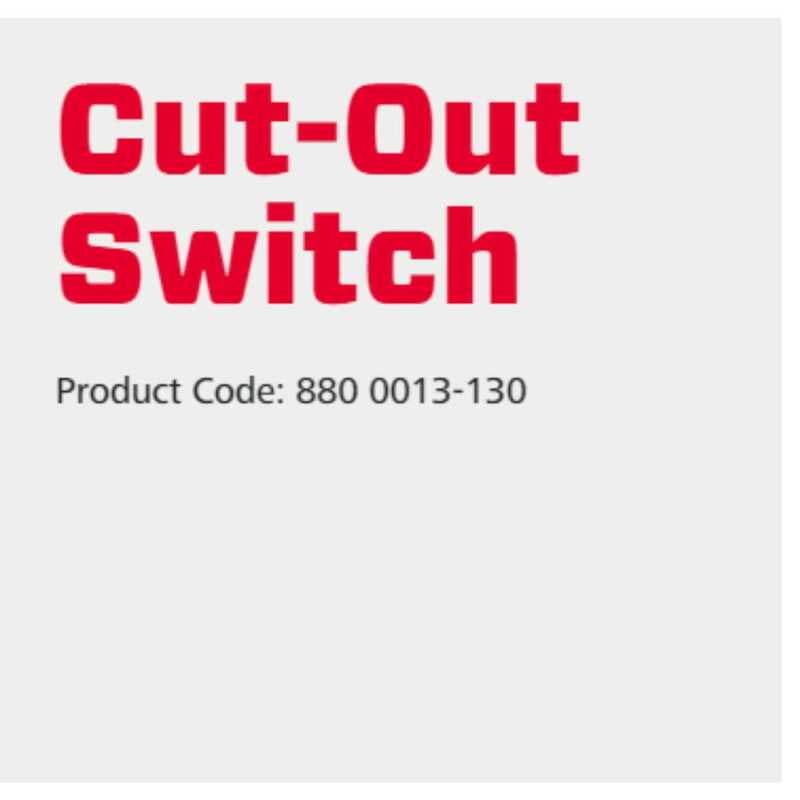 Speedrite Cut-Out Switch - 1 Pc Speedrite Cut-Out Switch - 1 Pc