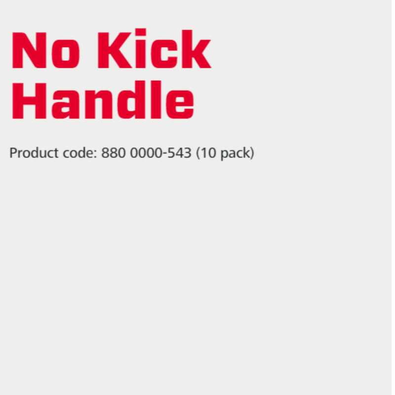Speedrite No Kick Handle Red10 Pcs Speedrite No Kick Handle Red10 Pcs
