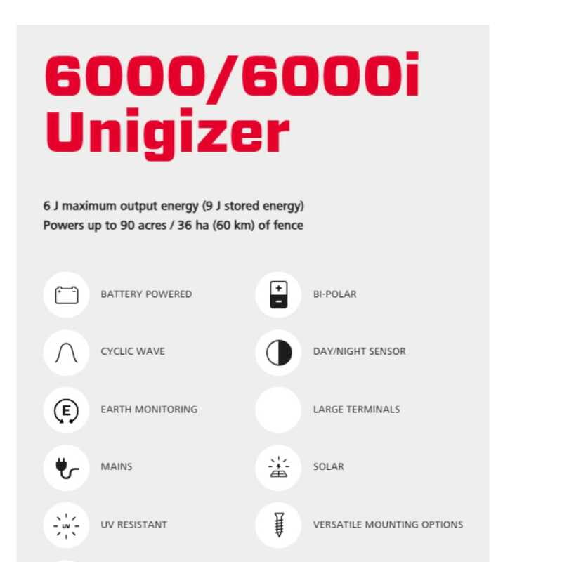 Unigizer 6000 Unigizer 6000