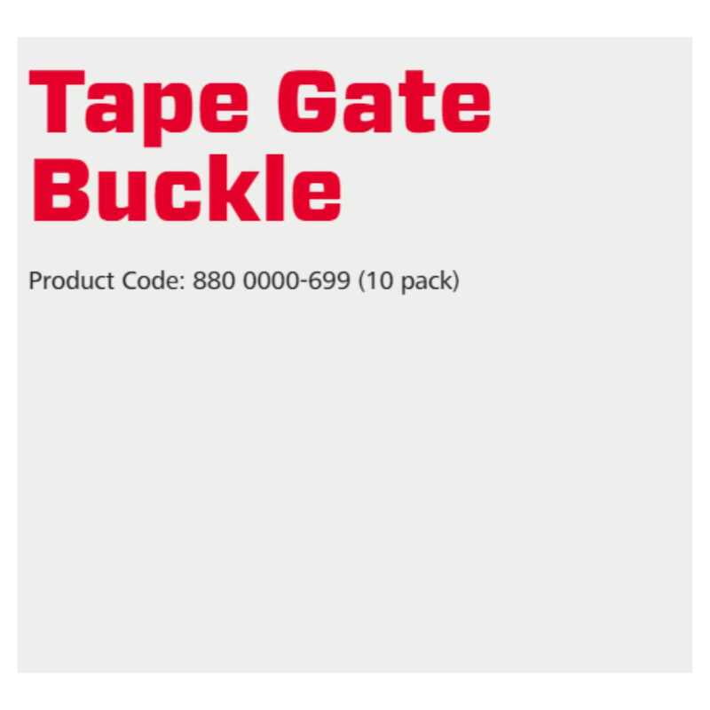 Speedrite Tape Gate Buckle Speedrite Tape Gate Buckle