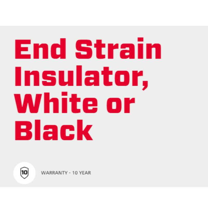 Speedrite End Strain Insulator, White - 35 Pcs Speedrite End Strain Insulator, White - 35 Pcs