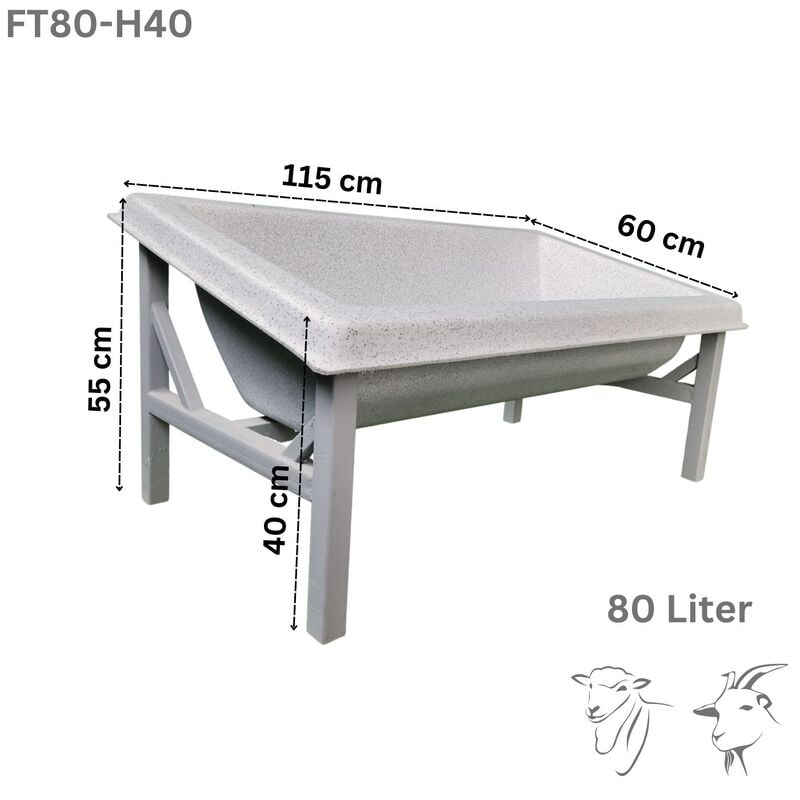 Farmex Trough 80 Liter for sheep Farmex Trough 80 Liter for sheep