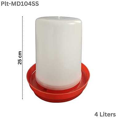Salem Manual Drinker 4 Liter Short Chicken