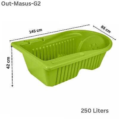 Masu Single Tub 250 Liters
