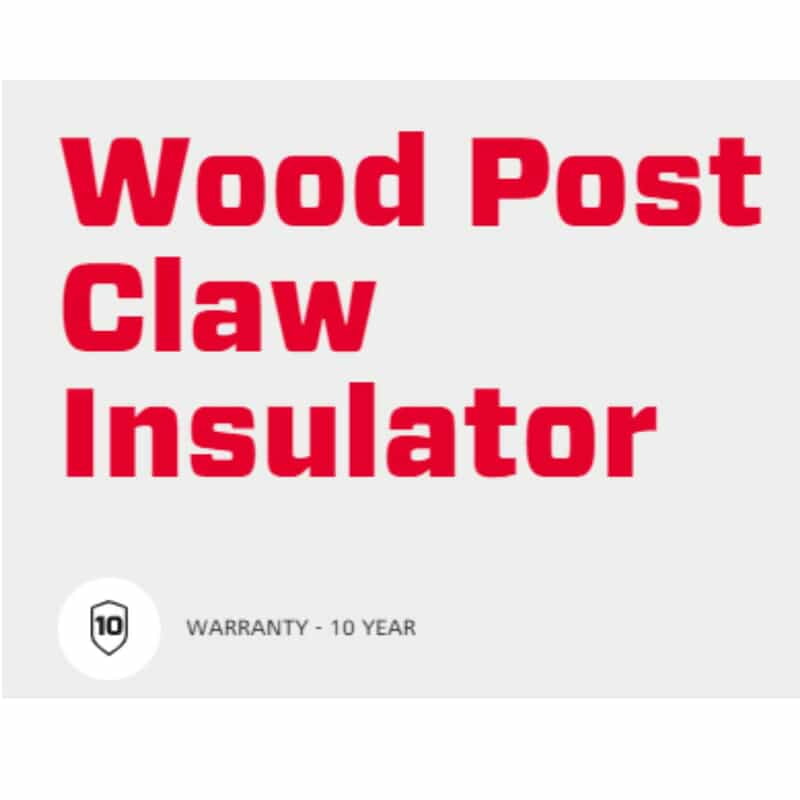 Speedrite Wood Post Claw Insulator - Black 25 Pcs Speedrite Wood Post Claw Insulator - Black 25 Pcs
