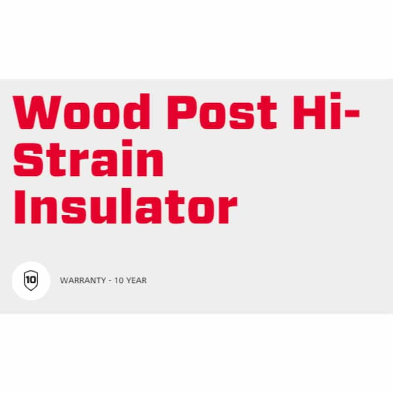 Speedrite Wood Post Hi-Strain Insulator - Black 40 Pcs Speedrite Wood Post Hi-Strain Insulator - Black 40 Pcs