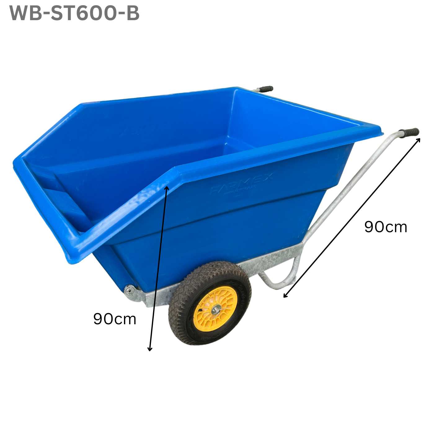X-Large Wheelbarrow Farmex WB600 - Blue X-Large Wheelbarrow Farmex WB600 - Blue
