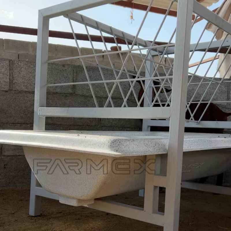 Farmex Trough 110 Liter - Danish V-Anti Rust Hot-Dip Galvanised Farmex Trough 110 Liter - Danish V-Anti Rust Hot-Dip Galvanised