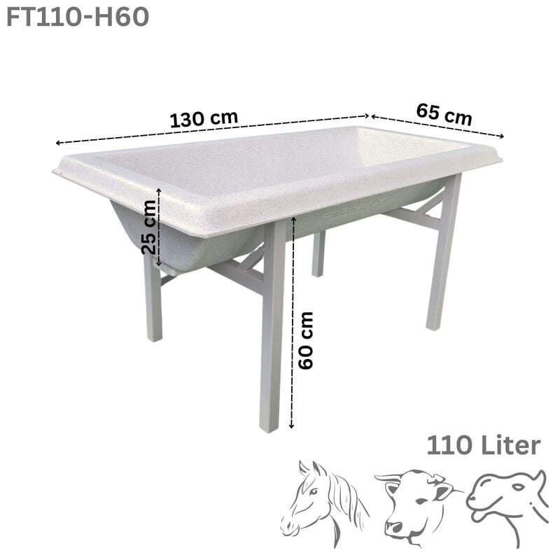 Farmex Trough 110 Liter for small camel, cattle and horse