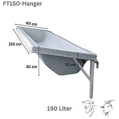 Farmex Trough 150 Liter for Sheep Hanger