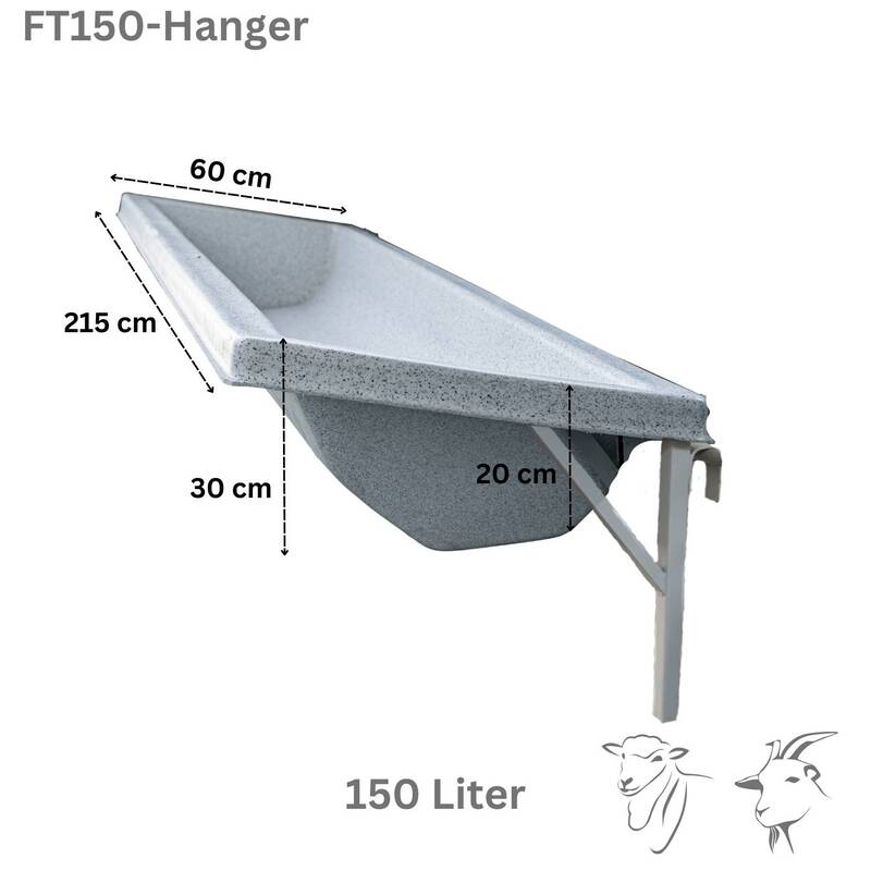 Farmex Trough 150 Liter for Sheep Hanger Farmex Trough 150 Liter for Sheep Hanger