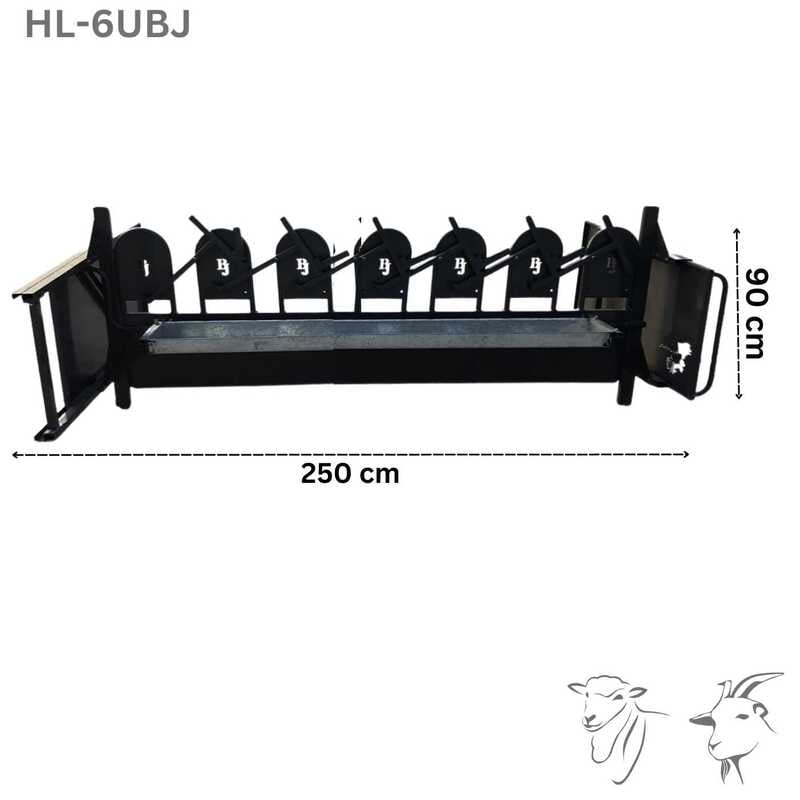 Milking Headlock - 6 Unit - Neck 9.5 cm Milking Headlock - 6 Unit - Neck 9.5 cm